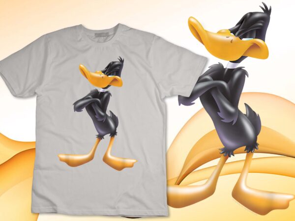 Looney tunes daffy duck airbrushed t-shirt design