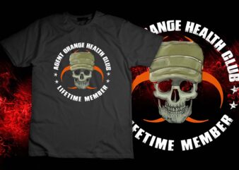 Orange Agent Health Club Lifetime Member Vietnam Veterans T-Shirt
