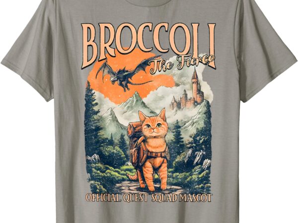 Broccoli the fierce quest squad broccoli fourth wing t-shirt