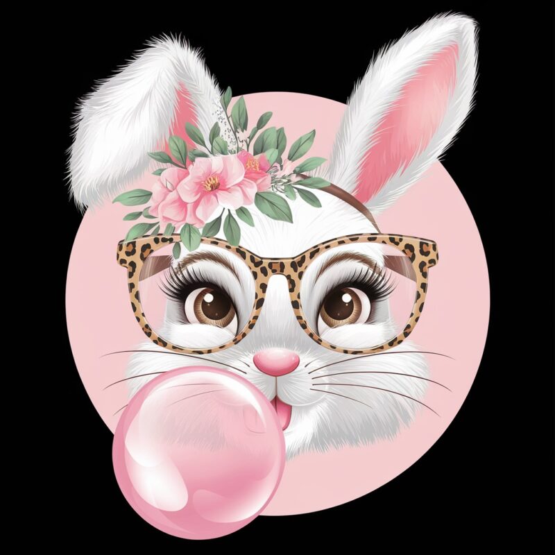 Bubblegum Bunny Chic Sweet Easter Vibes