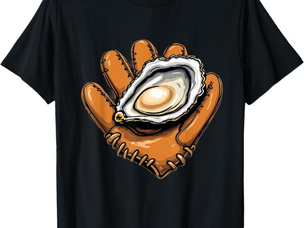 Chesapeake catchers funny baseball oyster seafood lovers t-shirt