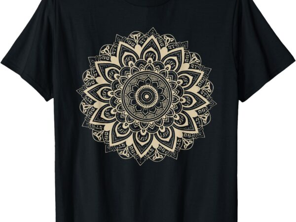 Classic mandala style 86 47 subtle anti trump resist 8647 t-shirt