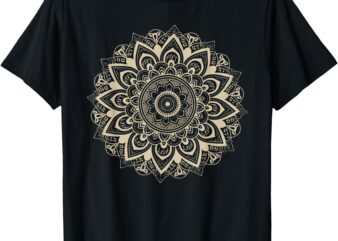 Classic Mandala Style 86 47 Subtle Anti Trump Resist 8647 T-Shirt