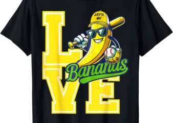Cool Banana For Men Women Fruit Lover Bananas Hawaiian Love T-Shirt