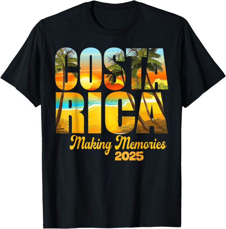 Costa Rica 2025 Making Memories Matching Family Vacation T-Shirt
