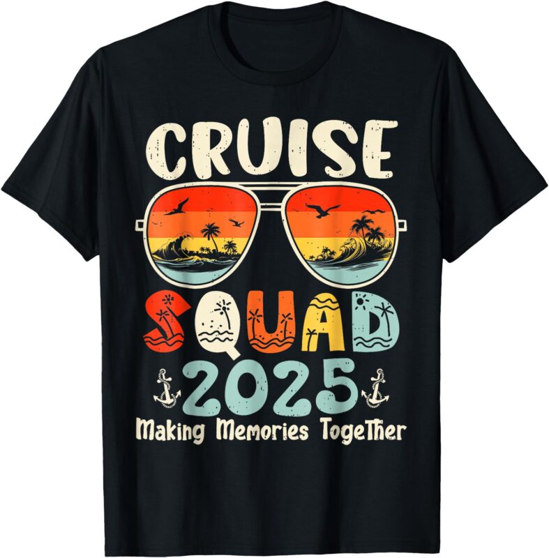 Cruise Squad 2025 Summer Vacation Matching Family Group T-Shirt