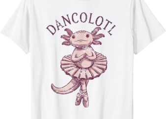 Cute Ballerina Axolotl T-Shirt