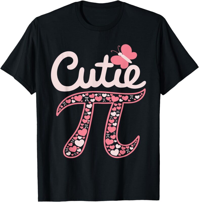 Cutie Pi Coquette Bow Women Kids Toddler Math Teacher Pi Day T-Shirt