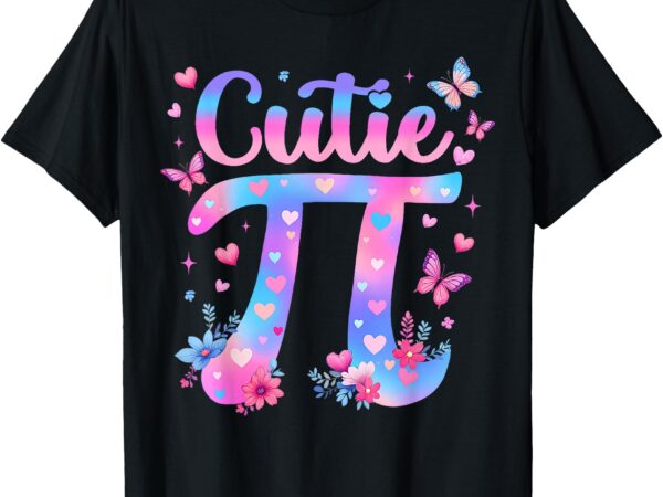Cutie pi day women kids men toddler math teacher student t-shirt