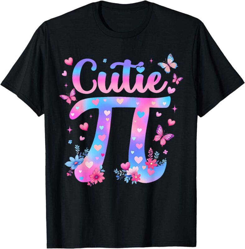 Cutie Pi Day Women Kids Men Toddler Math Teacher Student T-Shirt