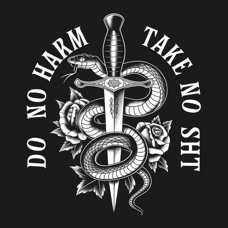 DO NO HARM TAKE NO SHIT