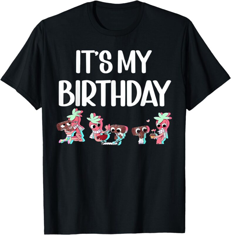 Dandy’s World Plush Cosmo Caramel And Sprout Birthday T-Shirt