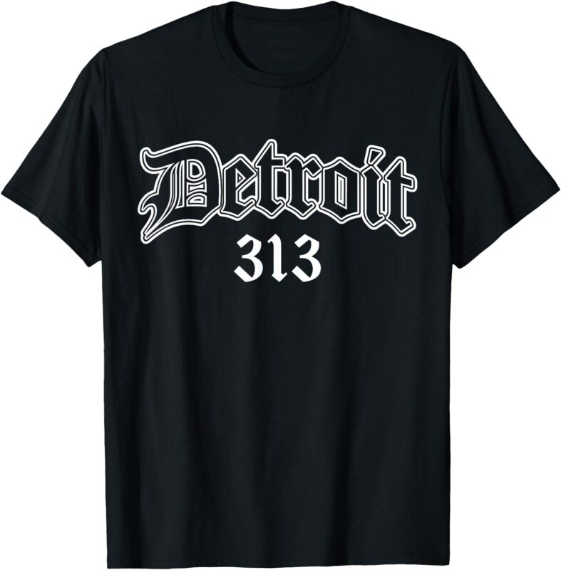 Detroit 313 Souvenir T-Shirt