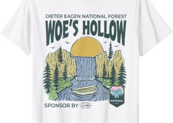 Dieter Eagen National Forest Woe’s Hollow Hiking Wildlife T-Shirt