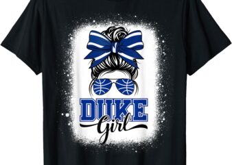 Duke Girl Shirt Messy Bun Women Men Kids T-Shirt