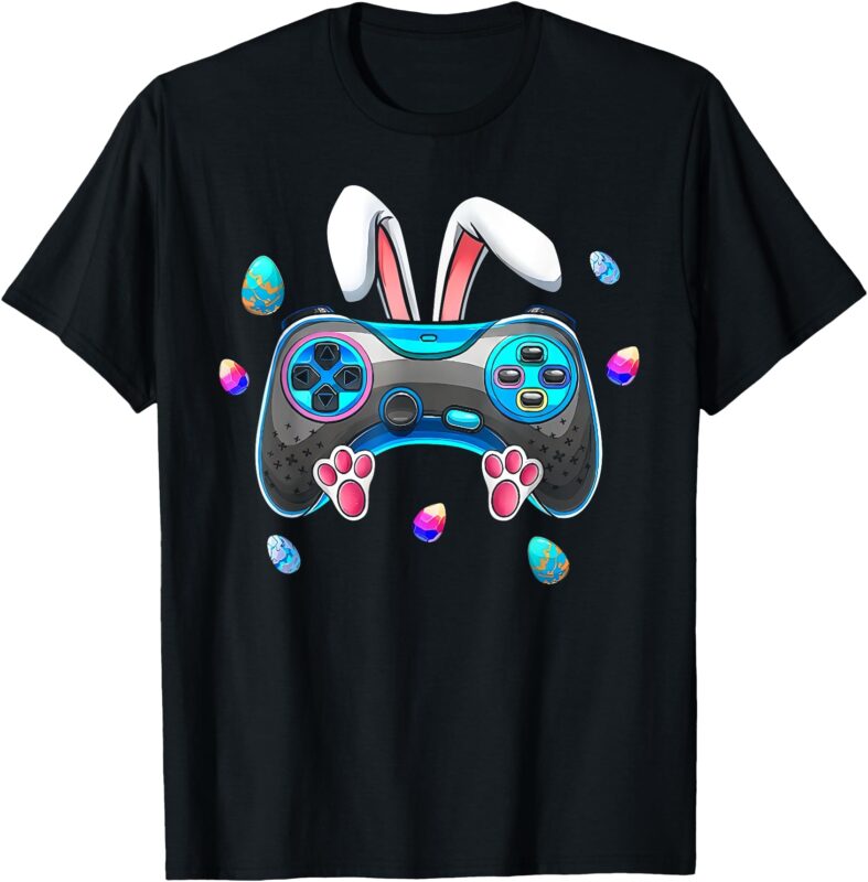Easter Video Game Bunny Eggs Gaming Gamer Boys Men Teen Kids T-Shirt