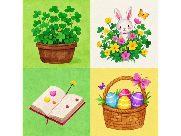 Watercolour easter sunday bunny rabbit retro illustration t-shirt design Watercolour easter sunday bunny rabbit retro illustration t-shirt design