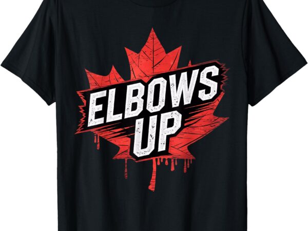 Elbows up canada retro tee t-shirt Elbows up canada retro tee t-shirt