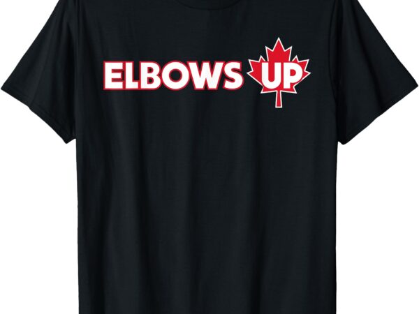 Elbows up shirt elbows up proud canadian flag t-shirt