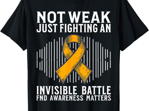 Fnd warrior functional neurological disorder awareness t-shirt