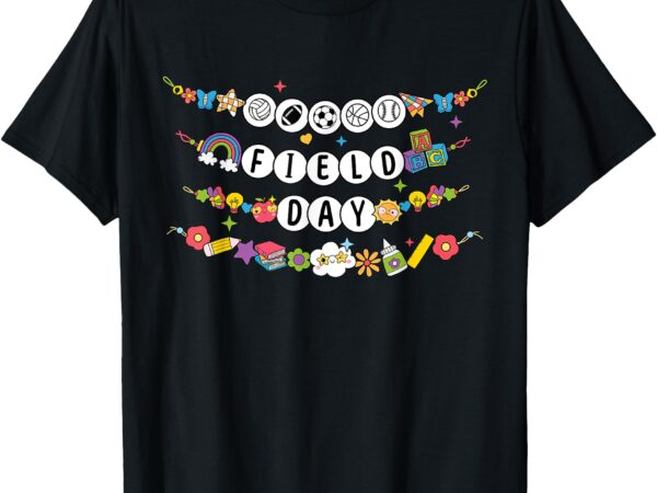 Field day let the games begin cute friendship bracelet kids t-shirt