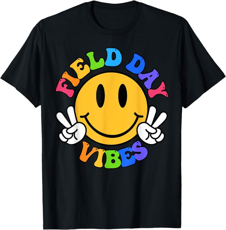 Field Day Vibes Funny For Teacher Kids Happy Field Day 2025 T-Shirt