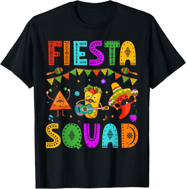 Fiesta Squad Cinco De Mayo Family Matching Mexican Party T-Shirt