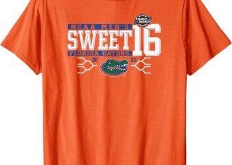 Florida Gators Sweet 16 2025 Men’s March Madness Orange T-Shirt