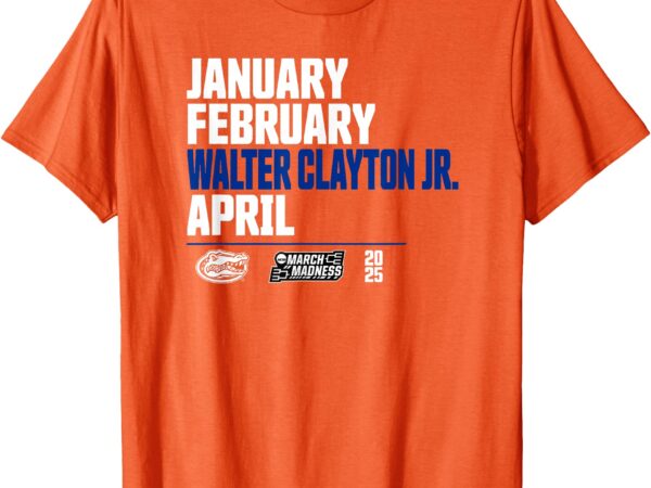 Florida men’s basketball walter clayton jr. march madness t-shirt