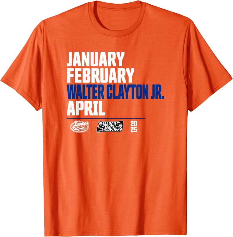 Florida Men’s Basketball Walter Clayton Jr. March Madness T-Shirt