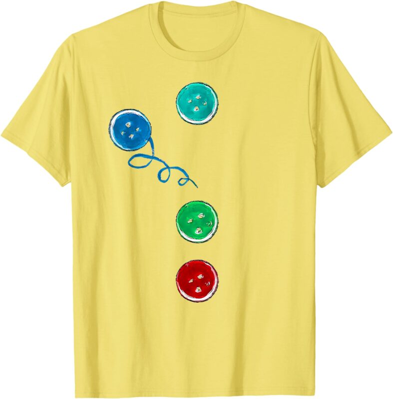 Four Groovy Buttons Blue Cat Funny Halloween Costume Kid T-Shirt