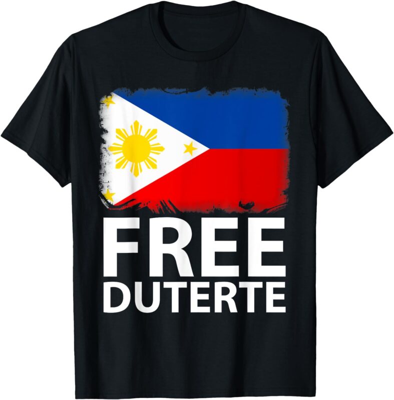 Free Duterte Supporter President Rodrigo Digong philippines T-Shirt
