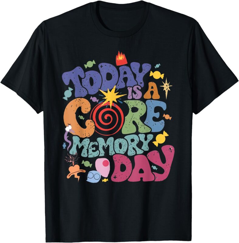 Funny Emotional Out Kids Today Is A Core Colorful Memory Day T-Shirt