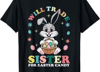 Funny Family Will Trade Sister For Easter Candy Kids Boys T-Shirt
