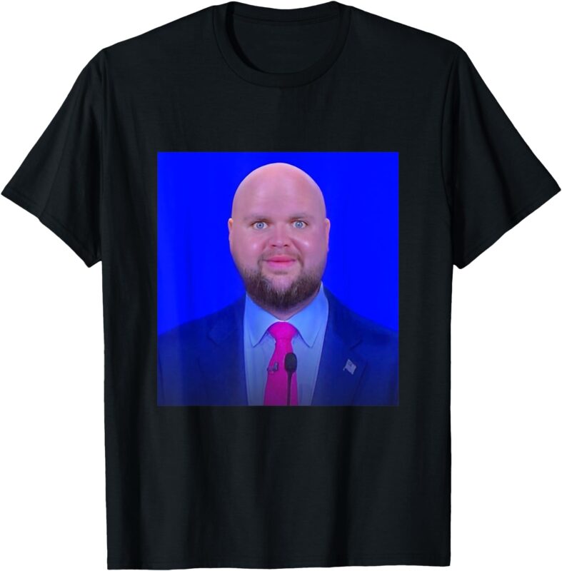Funny JD Vance Bald Head Vice President Face Meme T-Shirt