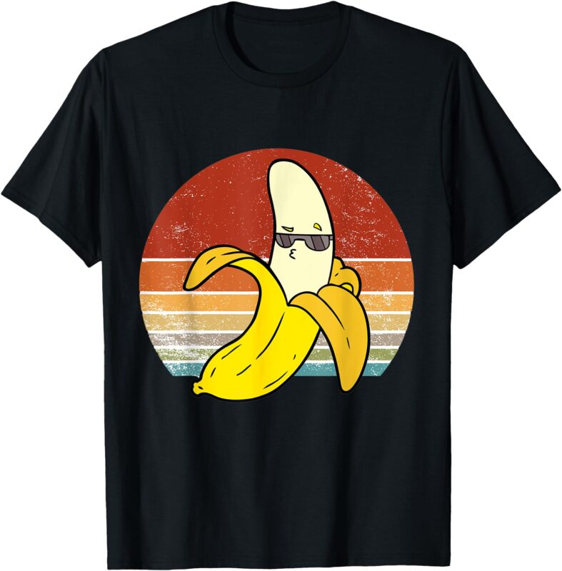 Funny Retro Banana Fun for Men Women Kids T-Shirt
