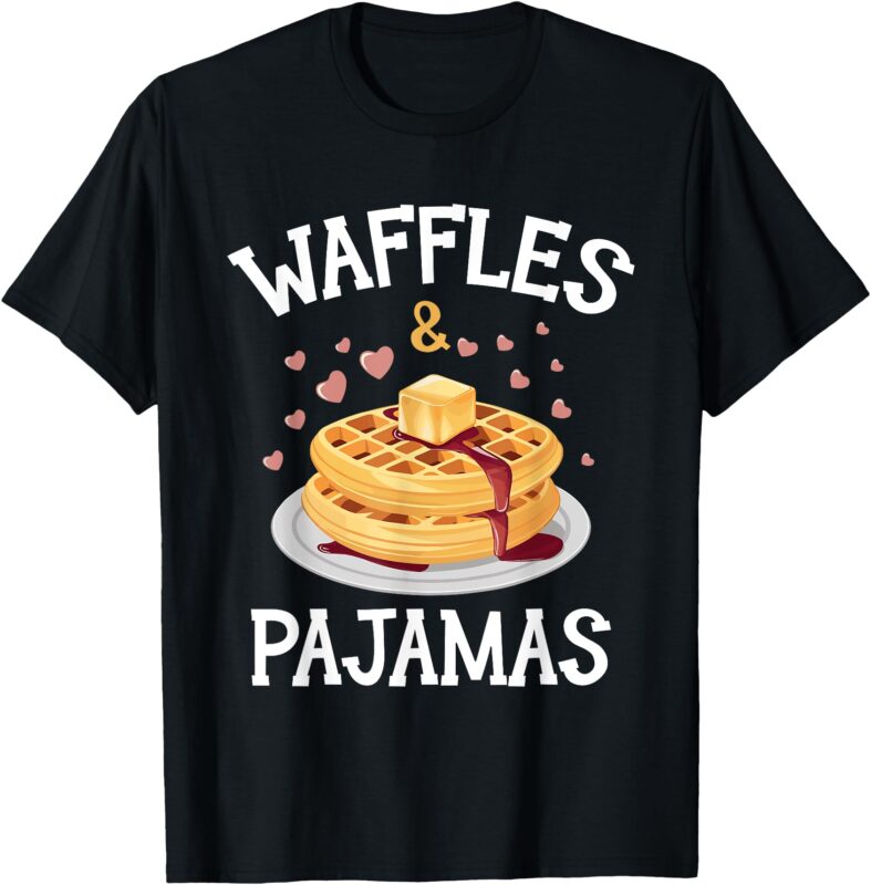 Funny Waffles & Pajamas Novelty Waffle Cooking Boy Or Girl T-Shirt