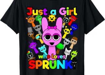 Girl who loves Sprunki for Birthday Decoration Wenda Pinki T-Shirt