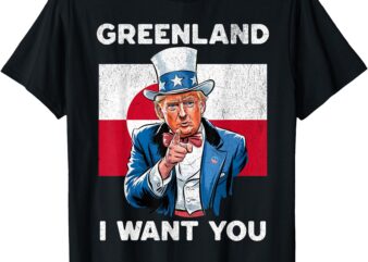 Greenland, I Want You! Funny Trump Meme Tee T-Shirt