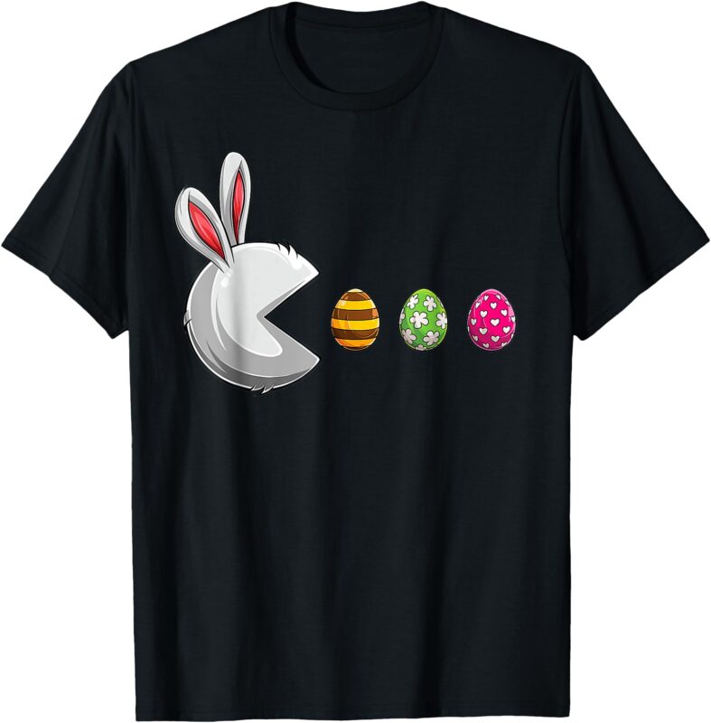 Happy Easter Day Bunny Egg Funny Boys Girls Kids Easter T-Shirt