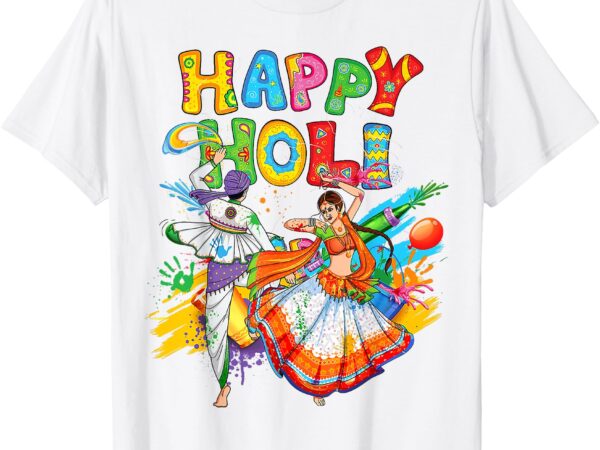 Happy holi t shirt festival colors india hindu kid women men t-shirt