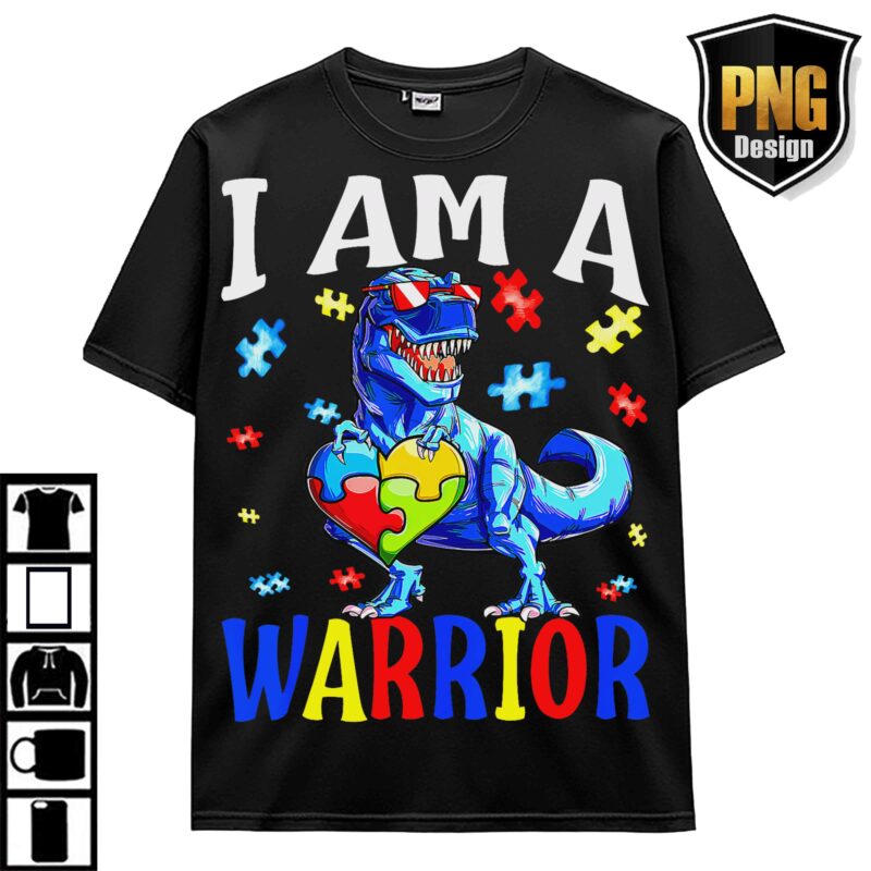 Autism Awareness Bundle Design 30 PNG April Wear Blue Support Autism Be Kind T-Shirt