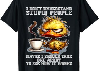 I Don’t Understand Stupid People Maybe I Should Take One T-Shirt