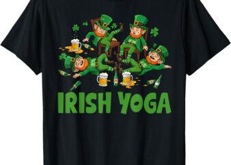 Irish Yoga Funny St. Patrick’s Day Leprechaun Matching Group T-Shirt