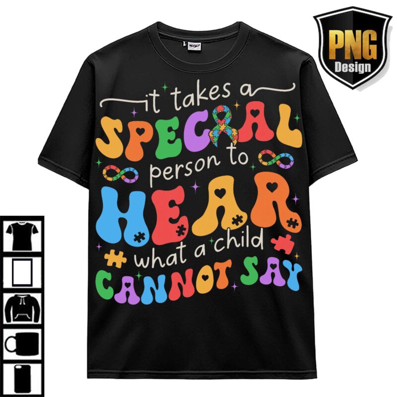 April Wear Blue Autism Awareness Be Kind Animal Elephant Dinosaur Puzzle T-Shirt Design 20 PNG