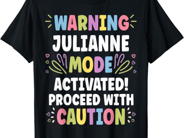 Julianne personalized name funny cute custom julianne name t-shirt