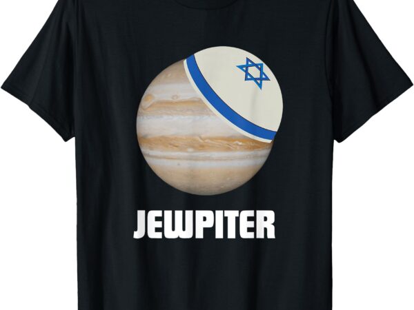 Jewpiter funny jupiter joke jewish humor pun kippah t-shirt
