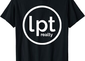 LPT Realty Vertical White Logo T-Shirt