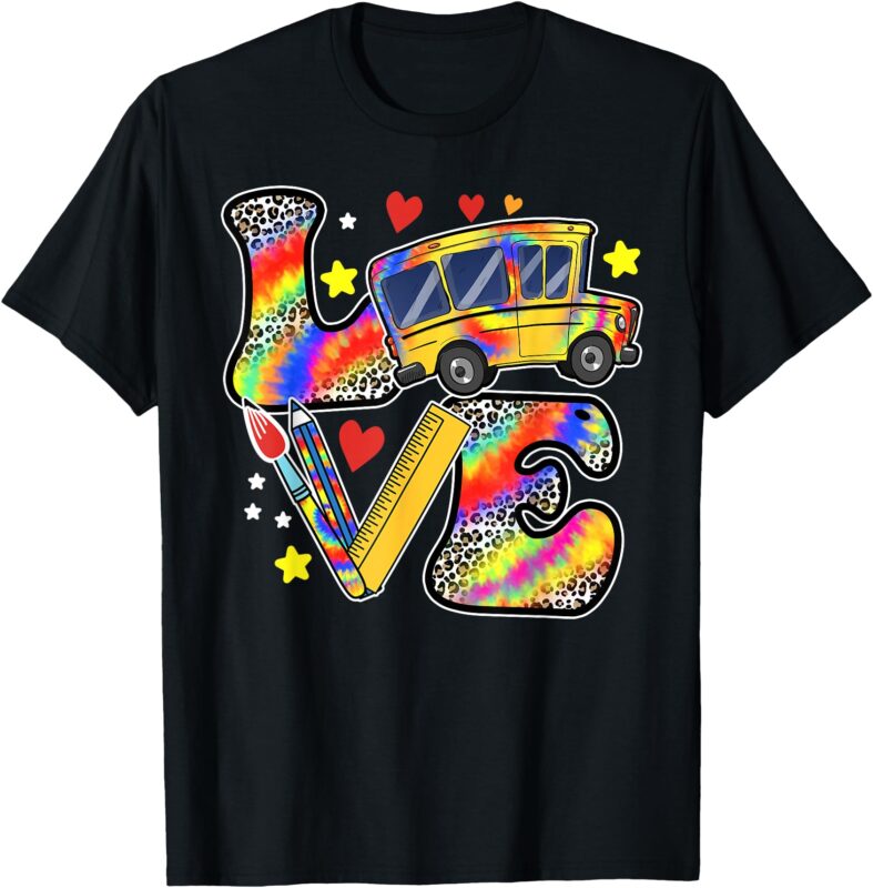 Love Bus Driver Life School Bus Driver Retired Drivers T-Shirt