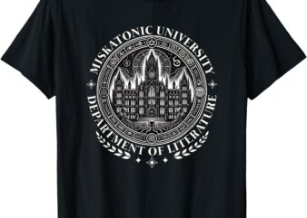 Miskatonic University Call Cthulhu Necronomicon Lovecraftian T-Shirt